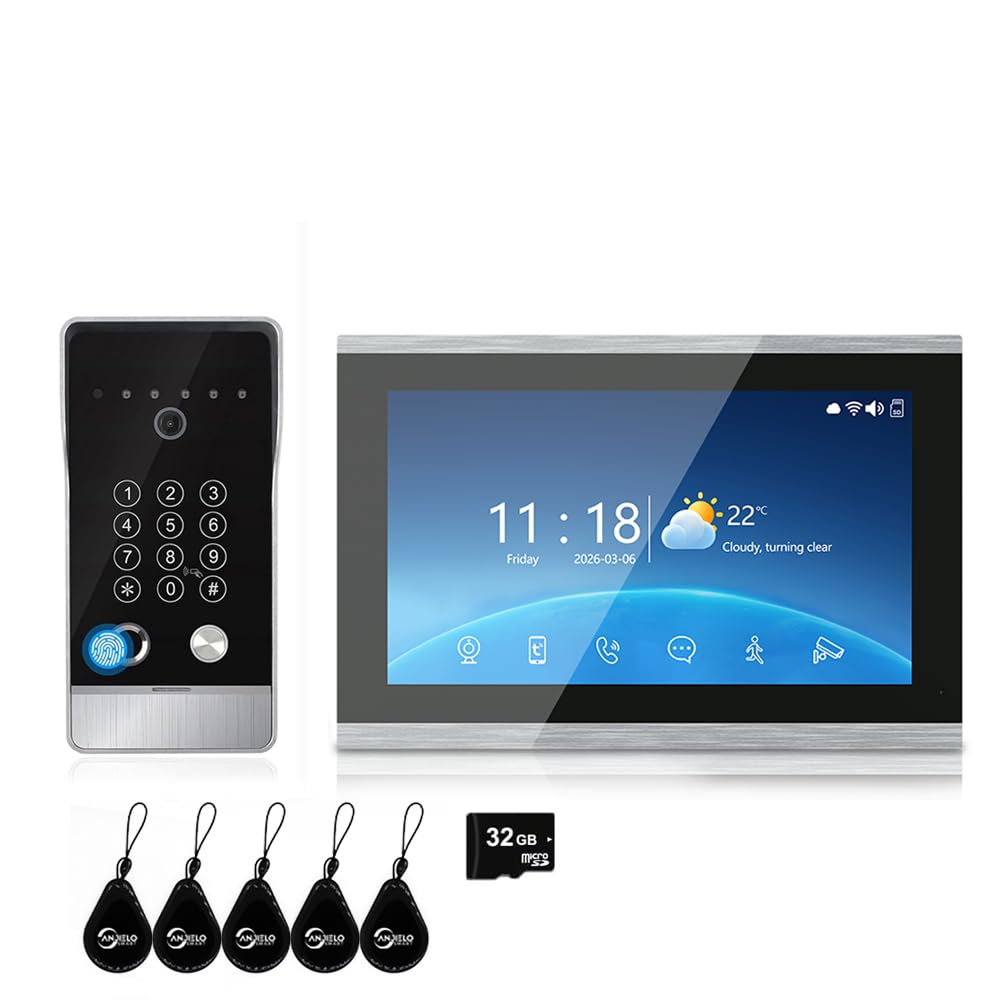 Visiophone tactile 10.1" sécurisez l'accès de votre maison en tout temps