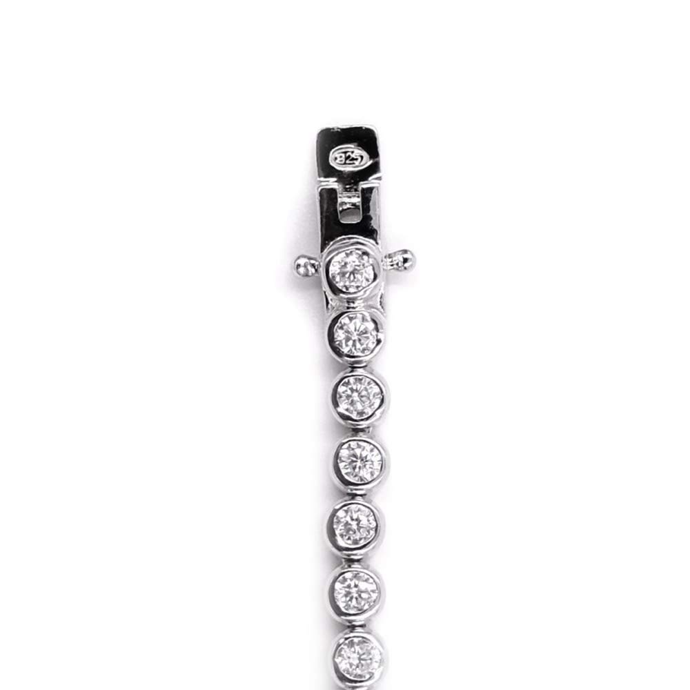 Bracciale Tennis 19 CM Modello CIPOLLINA Argento 925% E ZIRCONI 3 MM