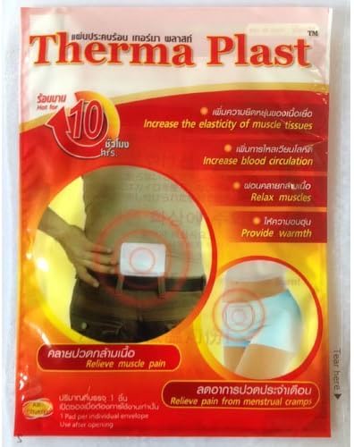 Therma Plast Pain-reliever Plaster Muscle Relaxing, Get Warm by Therma Plast