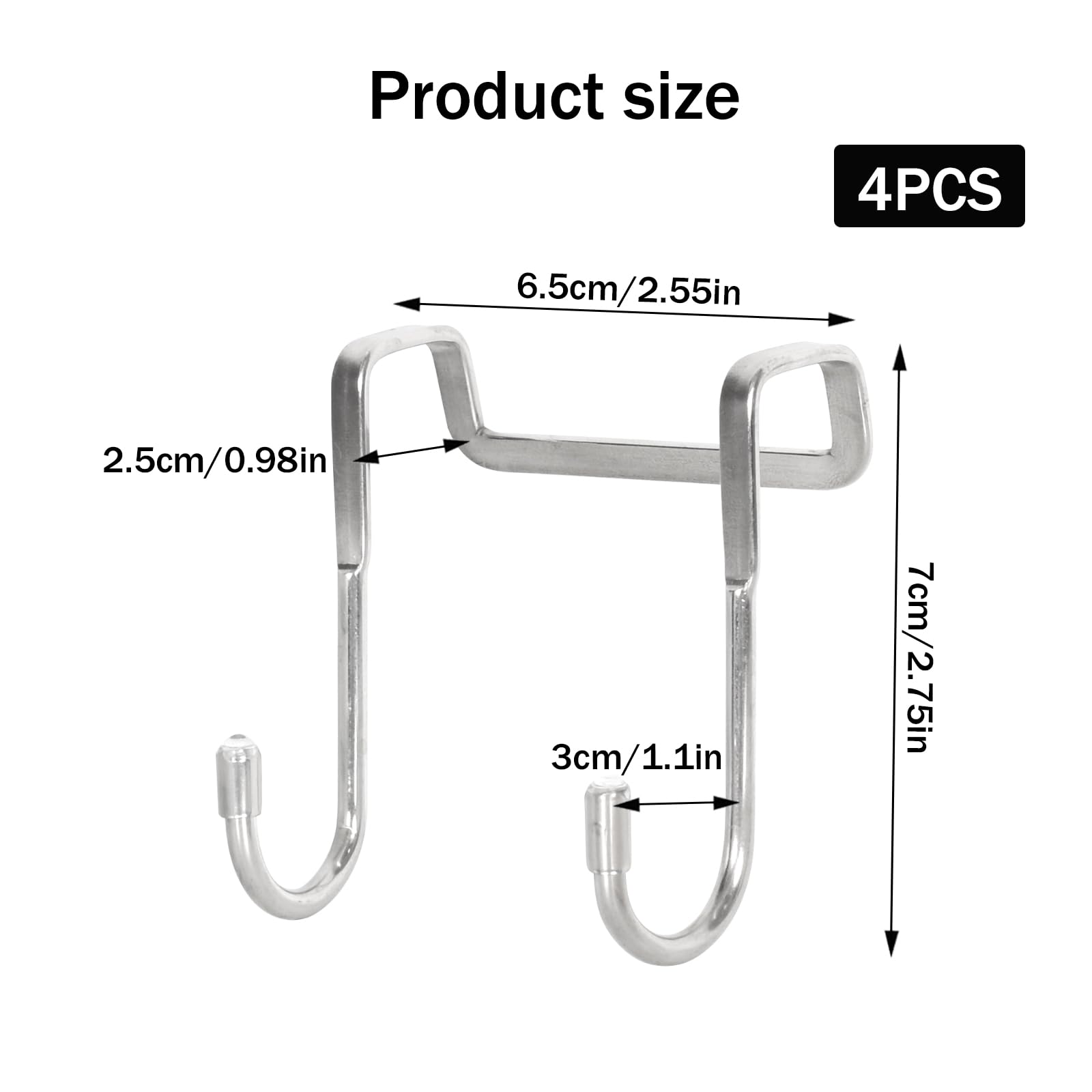 Ganci In Acciaio Inox Per Asciugamani - 2 Pezzi Con Viti, Stile Nautico Per Barche O Casa - Foto 7