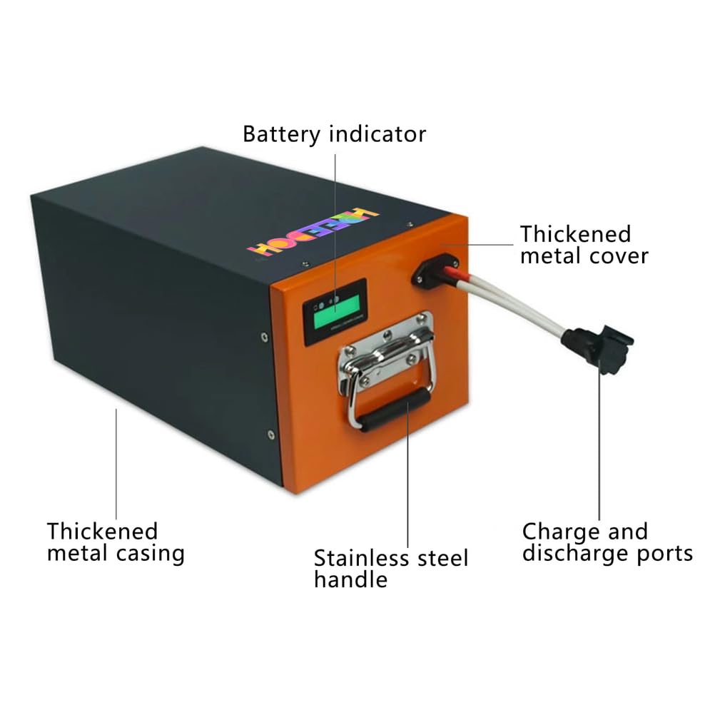 Motorradbatterie 48V 60V 72V LiFePO4 Batterie 12Ah 20Ah 30Ah 40Ah 50Ah 60Ah für 50-4400W Motor mit Ladegerät