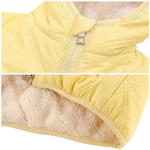 Image of Happy Cherry Boys Girls Puff Jacket Hoodie Coat Windproof Winter Outerwear Lightweight Down Jacket