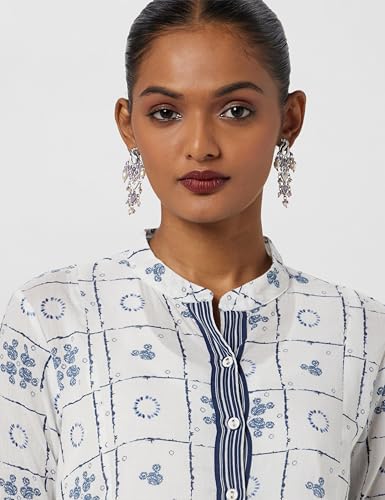 Image of BIBA Women Cotton A Line Printed Kurta