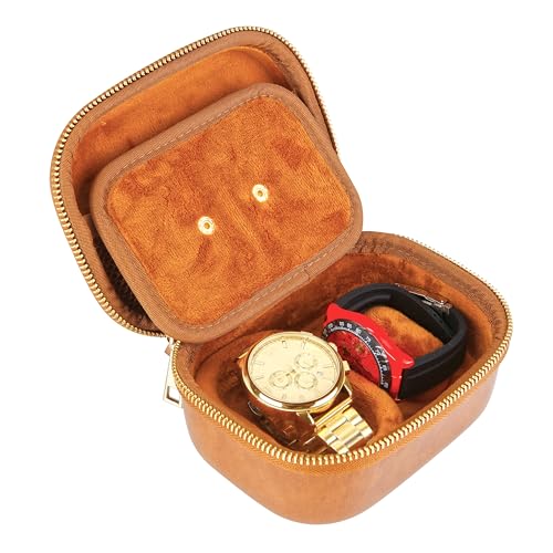 BCEPDCHR Watch Box, Luxury Leather Watch Case For Wristwatches and Smart Watches, Luxury watch, TWS earbuds,Jewelry Box For Women/Men Birthday Day Gift Box