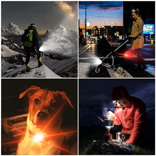 8 Stück LED Kinderwagen Beleuchtung, Silikon Kinderwagen Lichter Wasserfest, Sicherheitslicht Set Mit 3 Lichtfunktionen, Klippbare Tragbare Warnlichter Für Joggen Rucksack Camping Hundegeschirr