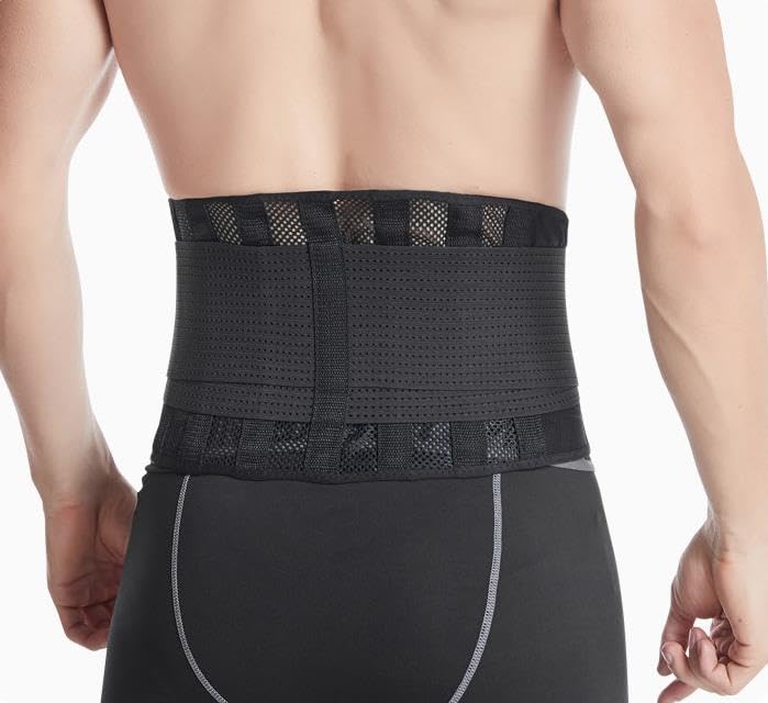 Faja lumbar transpirable para dolor de espalda, tamaño Mediano miniatura 3