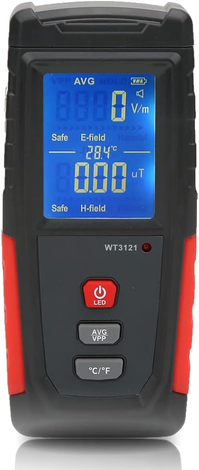 Détecteur De Rayonnements électromagnétiques EMF PCE-EMF 30 | PCE Instruments