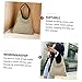 BESPORTBLE 1Pc Large Capacity Straw Shoulder Bag Fashionable Multi Functional Tote for Beach Party Shopping More Creative Design Friends