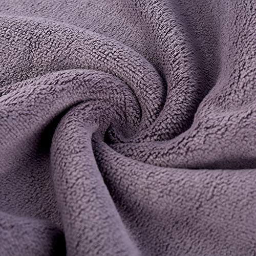 50Sacks Large Microfiber Hair Towel Wrap For-Curly Hair And Thick Long Wavy Hair, Set Of 3 Quick Hair Drying Towel, Hair Wrap Towel For Women And Men (Set Of 3 Gray) #TOP6