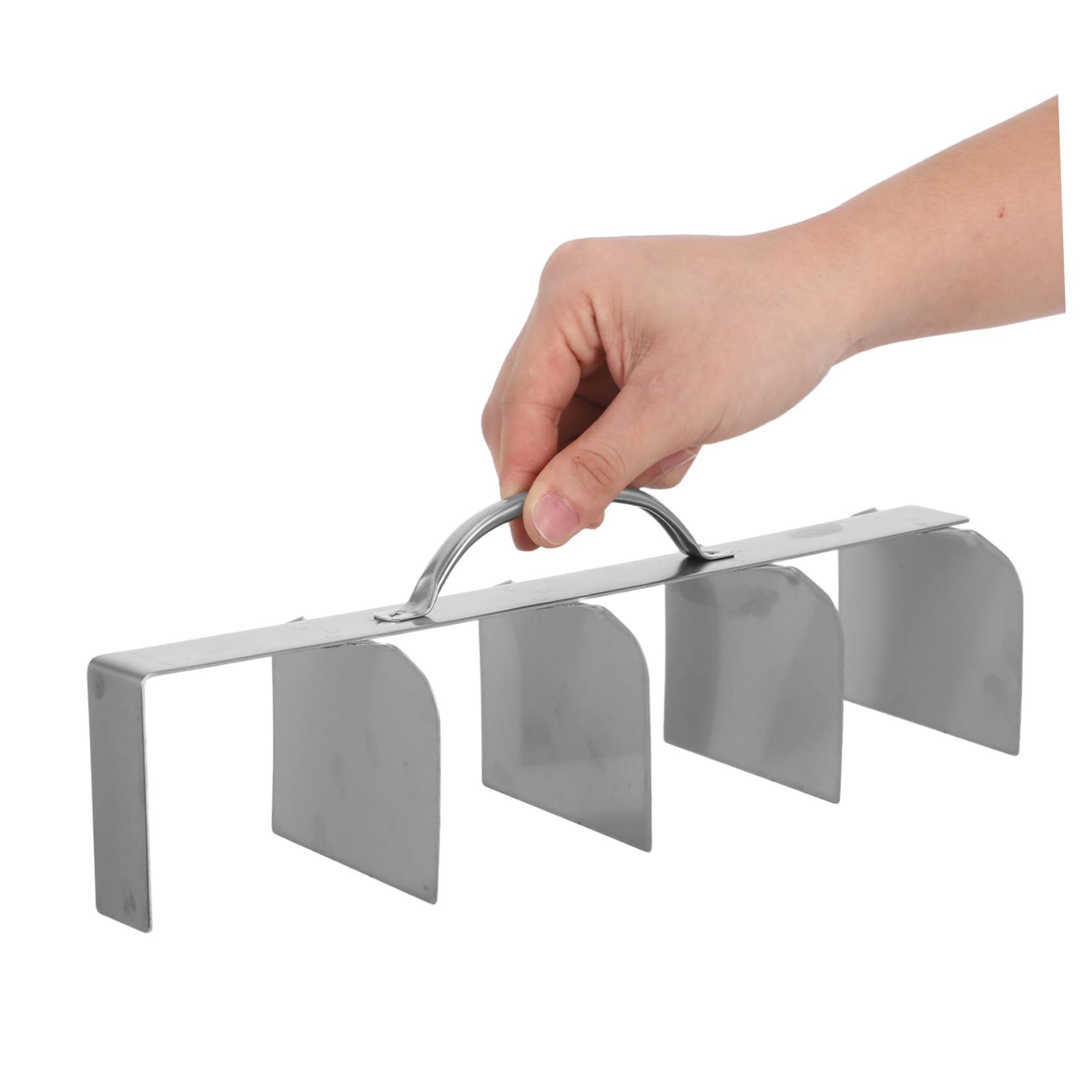Mikinona Couteau à Tiramisu en Acier Inoxydable Professionnel, Découpe sans Couture, Divise Uniformément en 5 Parts, Accessoire de Pâtisserie Ergonomique pour Desserts et Occasions