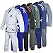 Zafco Sports Brazilian Jiu Jitsu Gi BJJ Gi for Men & Women Grappling gi Uniform Kimonos Light, Preshrunk, with White Belt (White, A1L)