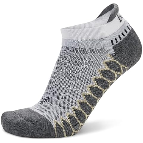 Balega Unisex Silver No Show Socks with Compression Cover