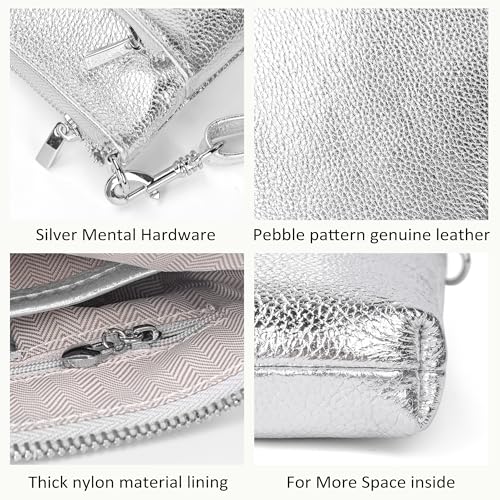 Image of befen Genuine Leather Crossbody Purses for Women Travel Cross Body Bags Lightweight with Adjustable Shoulder Strap