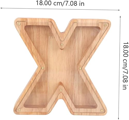 Miniatura 8 de 2pcs Alphabet Piggy Bank Coin Bank Saving Pot Desktop Ornament Letter Designed Saving Pot Small Change Container Coin Container Desktop Adorn Piggy