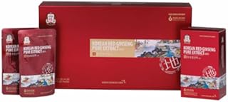 CheongKwanJang [Korean Red Ginseng Pure Extract Earth 100% 6-Year-Old Asian Panax Ginseng Roots with Top 2% Premium Grade Ginseng, Boost Immune System, Energy - 30 Pouch