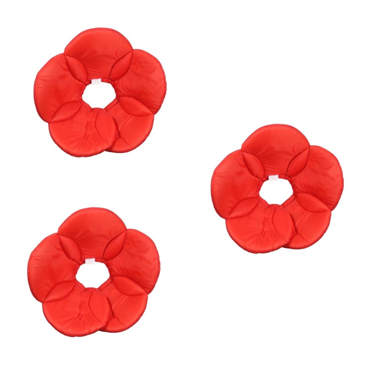 SUPVOX 3 Pz collare per animali domestici con fiori di spugna girocollo collare regolabile per animali domestici accessori cane accessori per cane per i in poliestere rosso