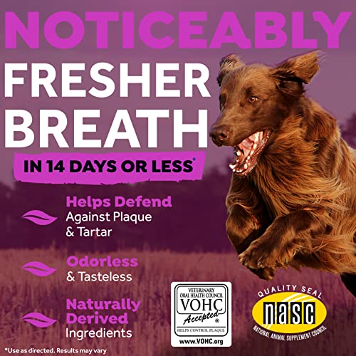 Tropiclean Fresh Breath Dog Dental Water Additive - Dog Breath Freshener For Hip & Joint Support, 33.8 Ounce #TOP3