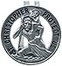Cathedral Art KVC105 Auto Visor Clip, St. Christopher, 2-3/8-Inch