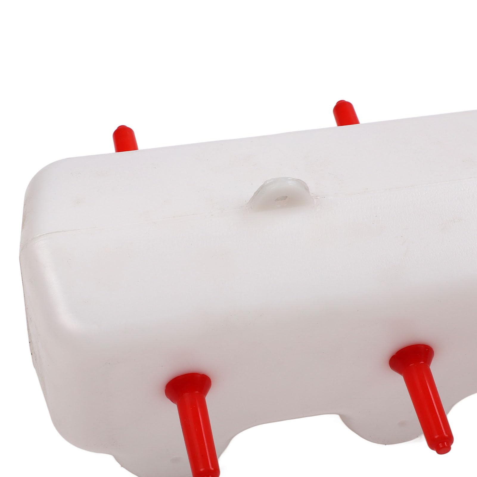 Qcwwy Alimentador de Leche para Cachorros de Lechón de Cordero, Cubo Rojo para Ganado, Capacidad de 9L, Alimentador de Pezones de Animales para Granja
