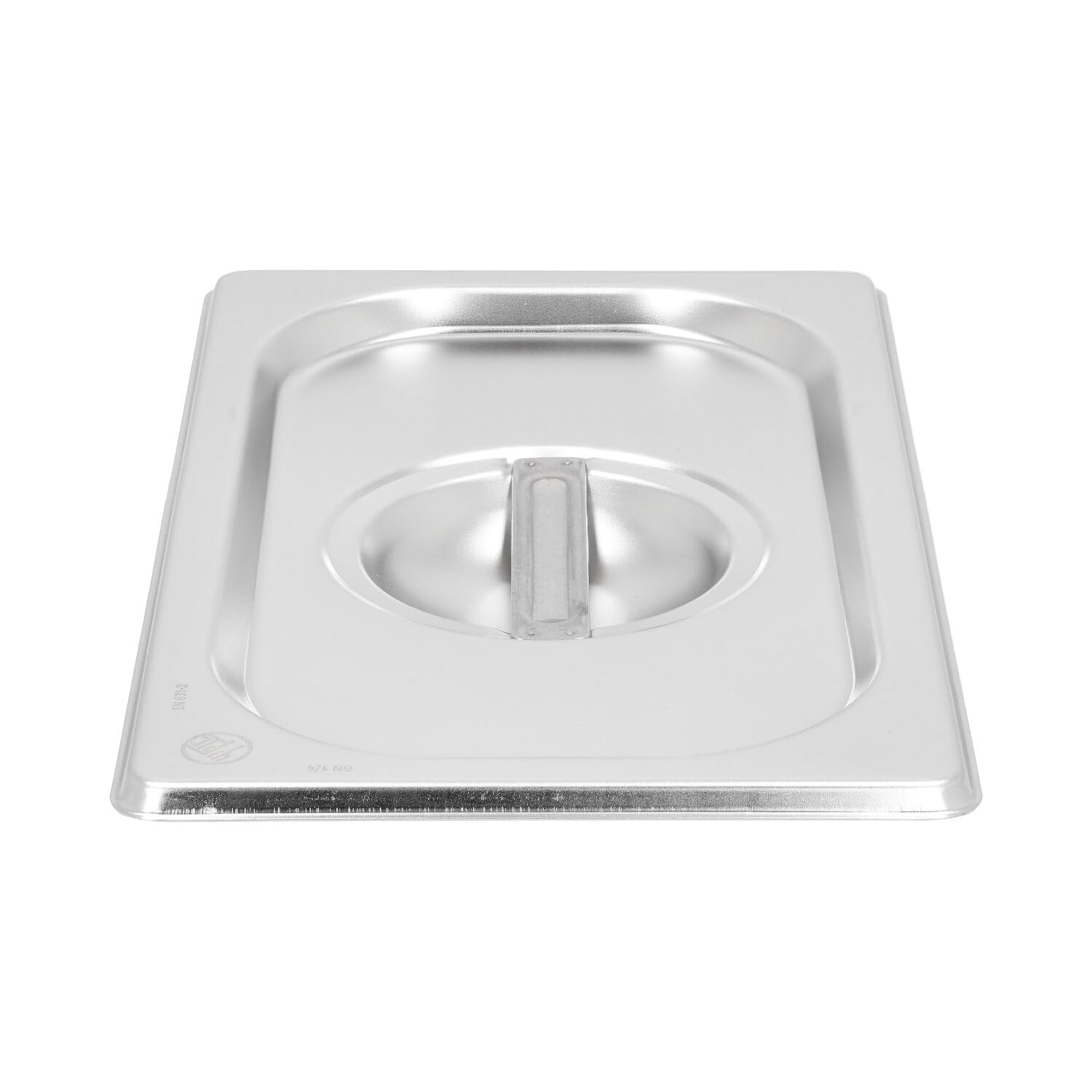TECHNICA Deckel GN 1/4 Edelstahl Behälter Abdeckung Universal - Gastro Container stapelbar - Küche Profi Kantine Stapelbar Robust Hygiene Zubehör Warmhalte System