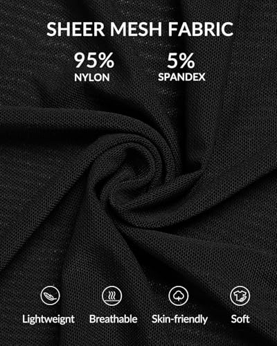 Pinup Fashion Mesh Swimsuit Cover Up Sexy Sheer Swim Coverup Women See Through Dress3