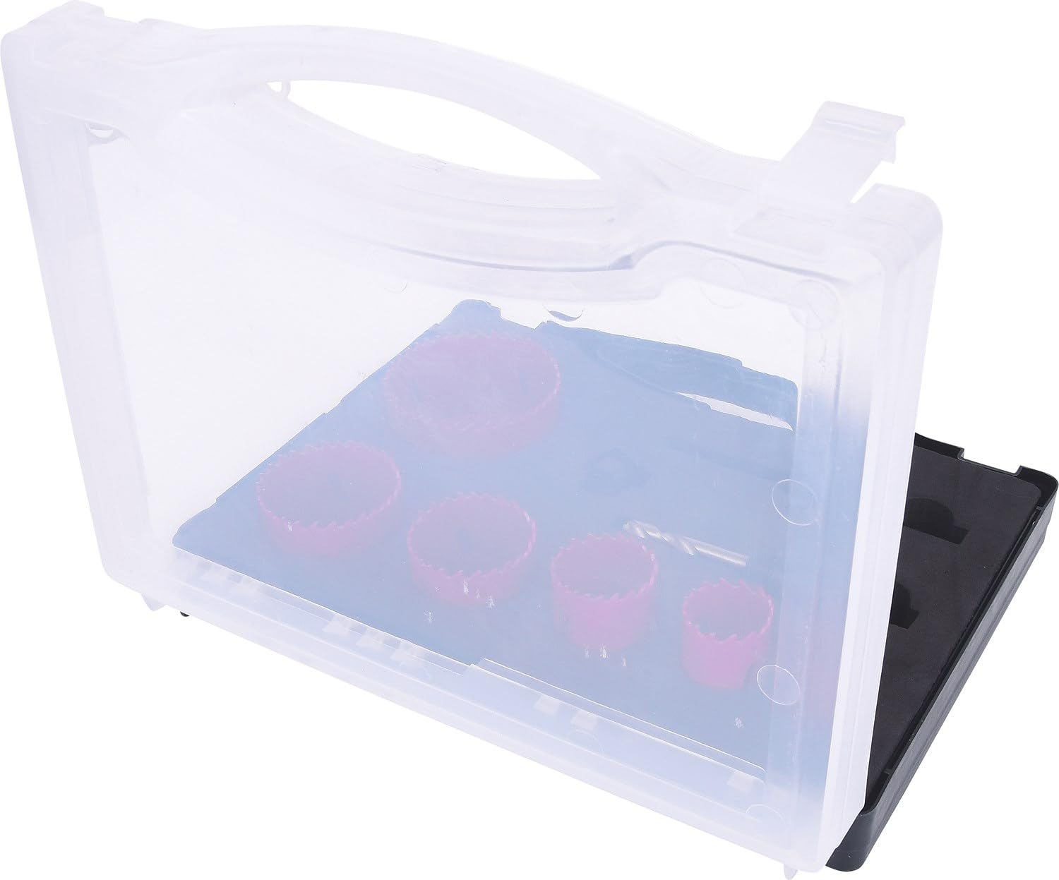 KS Tools 129.5570 - Pack de 8 piezas con serruchos surtidos de calar para electricistas, en maletín de plástico