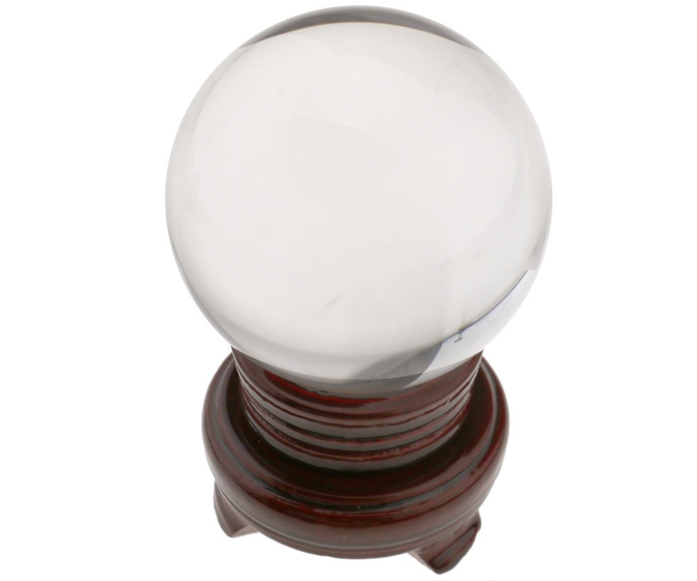 Micro Trader Quartz Clear Crystal Glass Healing Ball Sphere Balance Inspiration 80/100mm 100mm