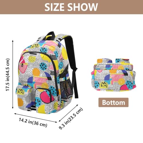 Mochila para laptop de diseño abstracto con estampado de frutas para universidad 3