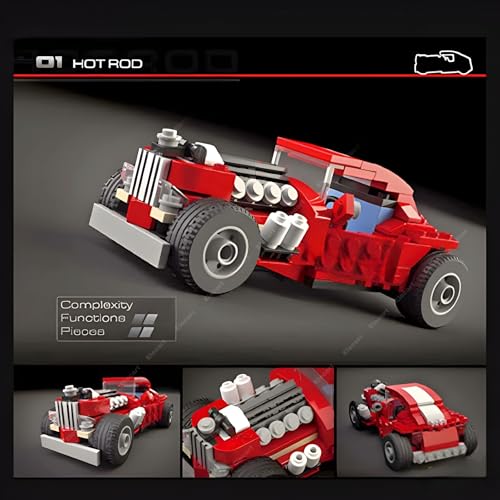 Image of Swift Architect 20-in-1 STEM Building Blocks Set - 278+ PCS Educational Construction Kit for Kids | Multi-Model Racing Car, Bike, Jeep, SUV Builder Toy | Creative DIY Engineering Blocks
