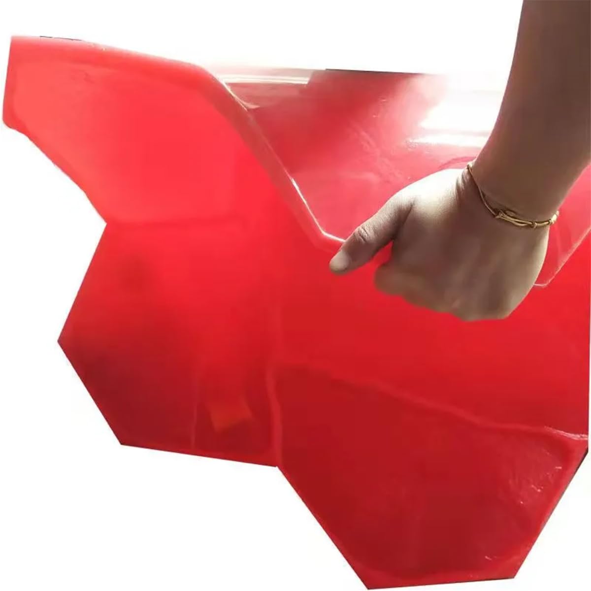 Stampi per calcestruzzo a Forma di Fiore, 74 cm/29,1 Pollici, tamponi per timbri Senza giunture, tappetini per timbri in calcestruzzo, per progetti di Rivestimento Fai da Te (74 cm/29,1 poll