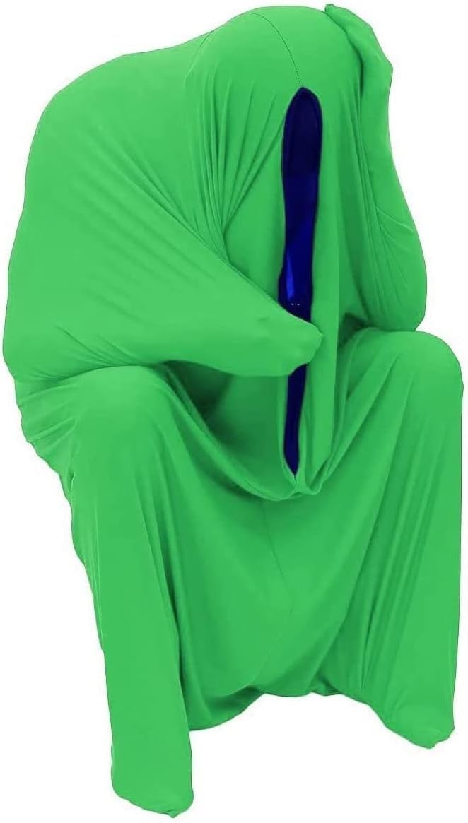 Calzino sensoriale per Adulti, 65" x 29", Avvolgente, Elastico, per alleviare Lo Stress, Adatto ad Adulti con autismo e ansia (Verde, M)