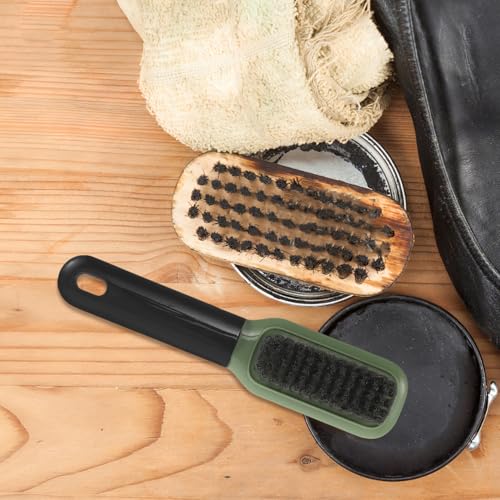 HOMSFOU Cepillo para Zapatos y Ropa Multifuncional de Plástico, Cerdas Suaves, Tamaño Portátil y Ligero, Adecuado para Limpieza en Hogar y Cuidado de Calzado, Cepillos para Botas Exterior - imagen 9