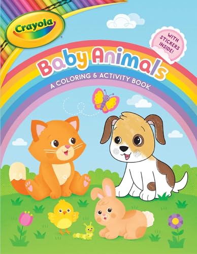 Crayola: Baby Animals (A Crayola Baby Animals Coloring Activity Book for Kids) (Crayola/BuzzPop)