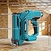 MtiolHig Cordless Brad Nailer 2-in-1 Compatible with Makita 18V Battery, 5/8 to 1-1/4 Inch 18 Gauge Nail Gun with 2000 Nials for Wood Carpentry, Powered Electric, 2 Mode, Tool Only