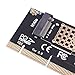 M.2 NVMe SSD NGFF to PCIE 3.0 X16 Adapter M Key Interface Card