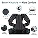 Posture Corrector for Women and Men: Back Brace Support - Shoulders Straightener Relieve upper Back Pain (Black, Large)
