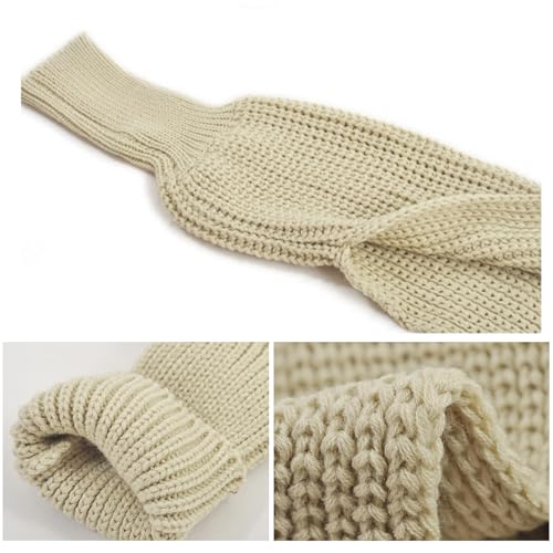 Knitted Scarf with Sleeves for Women, Sweater Scarf with Sleeves, Sleeve Wrap Scarf, Shrugs for Women.3