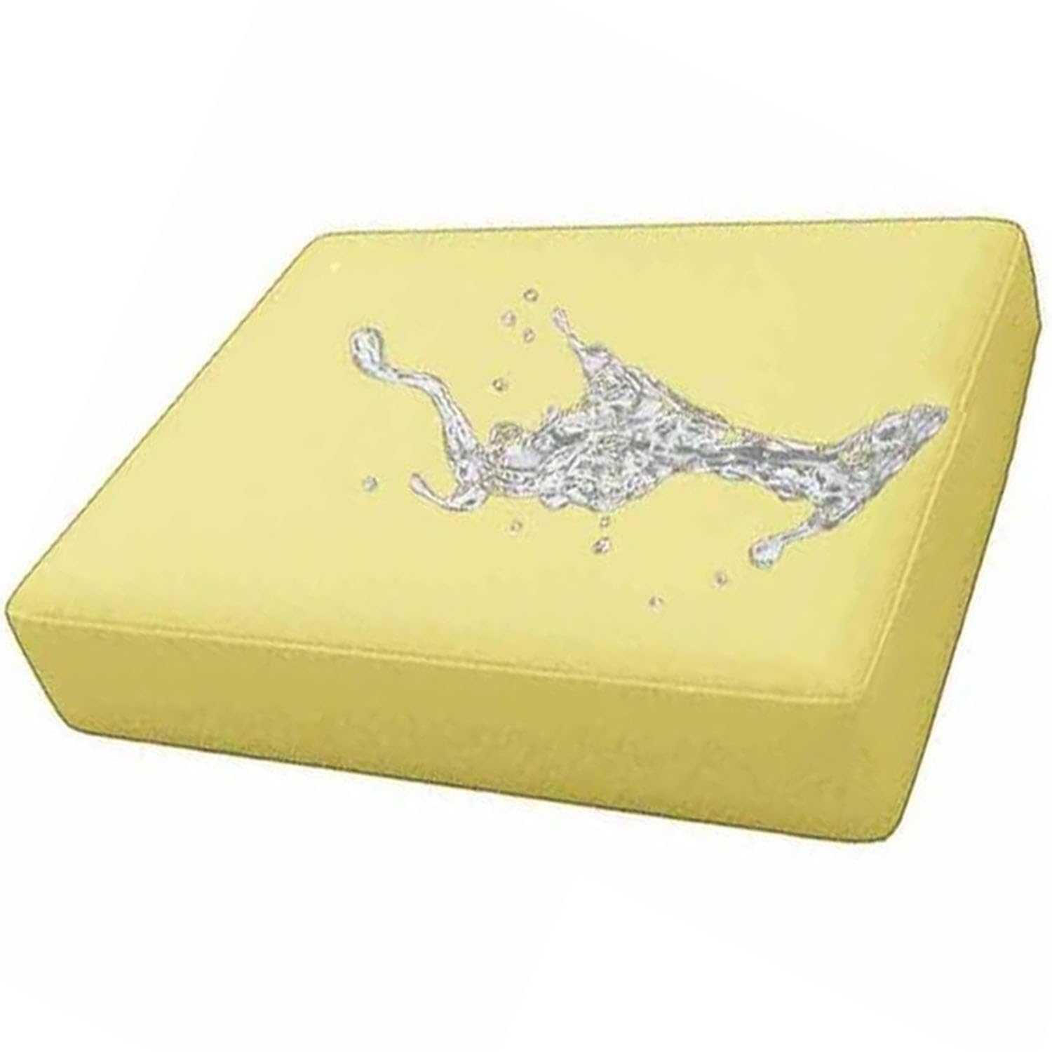 JORTUIO 2/4 Patio Cushion Covers Replacement Outdoor Cushions Covers Waterproof with Zipper Couch Sofa Seat Cushion Covers,Washable,for Indoor Outdoor Patio Sofa(Color19,63x68x12cm 1pcs)