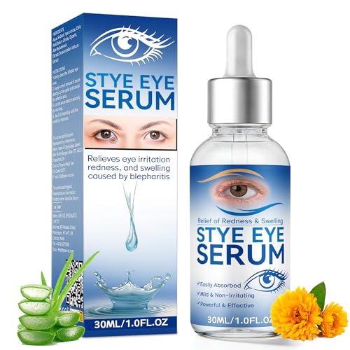 Stye Eye Treatment Natural Eye Serum Eye Drops for Infected Eyes Styes Blepharitis Chalazions and Dry Eyes Treatment Daily Area Cleansing Relieves Dryness and Restores Healthier Skin