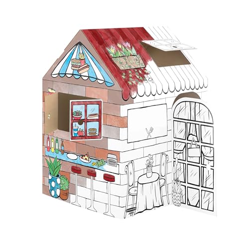 Bankers Box at Play Casa de cartón para niños Modelo Pastelería - Diseño de...