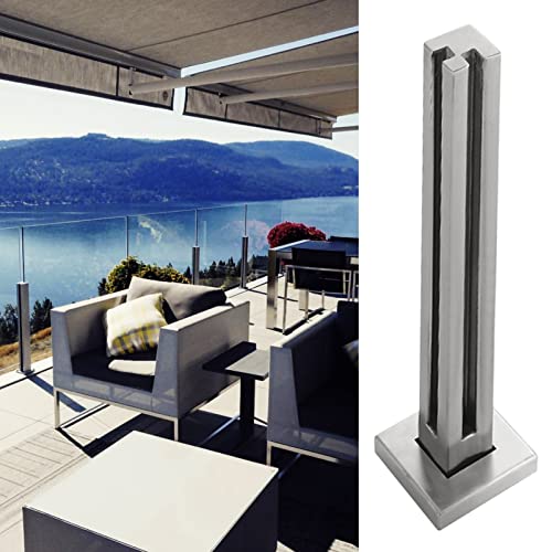 Poteau carré pour garde-corps de terrasse et balcon de jardin