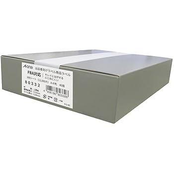 Amazon | 【FBA対応】 エーワン ラベルシール 出品者向け FBA