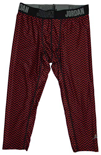 Nike Jordan Boy's Compression Training Legging Large Polyester Red