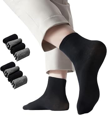 8 & 20 Pairs Disposable Socks for Travel - Men & Womens Running & Ankle Socks