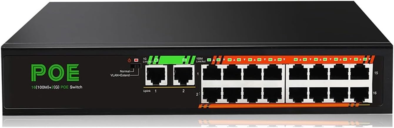 スイッチングハブ 6/10/18 ポート POE スイッチ 100/1000 Mbps ギガビットネットワークイーサネットスマートス