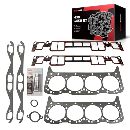 Image of Torchbeam Head Gasket Set 27-75611A03, 27-75611001 Fit for Mercruiser, Volvo Penta, Crusader, Marine, Engine Cylinder Head Gasket Kit