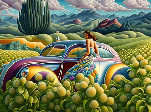 Affiches sur toile de paysage surréaliste SERENDIPITP pour sublimer le mur de votre salon