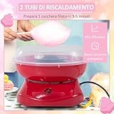 Zoom IMG-2 homcom macchina per zucchero filato Zoom IMG-2 homcom macchina per zucchero filato