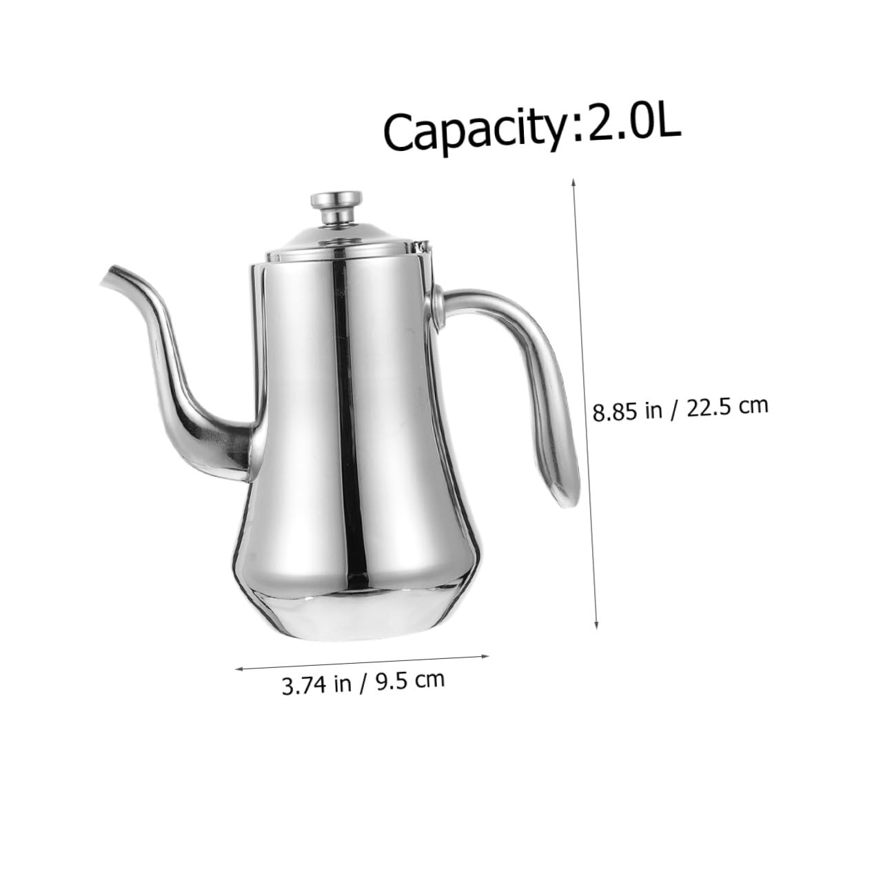 VALICLUD Tetera Infusor de Acero Inoxidable Tetera para Cocina para Uso Diario Filtro para Infusiones de Té