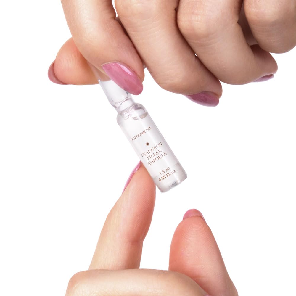 KU2 Cosmetics Lift & Fill Hyaluron Ampullen, 30 x 1,5 ml | Tag & Nacht Intensivkur, Anti-Aging, Feuchtigkeitspflege